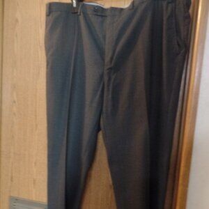Michael Kors Men's Gray Flat Front Straight Leg Dress Slacks/Pants Size 42X32
